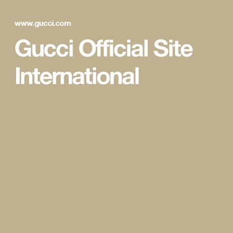 gucci hwvis|gucci int website.